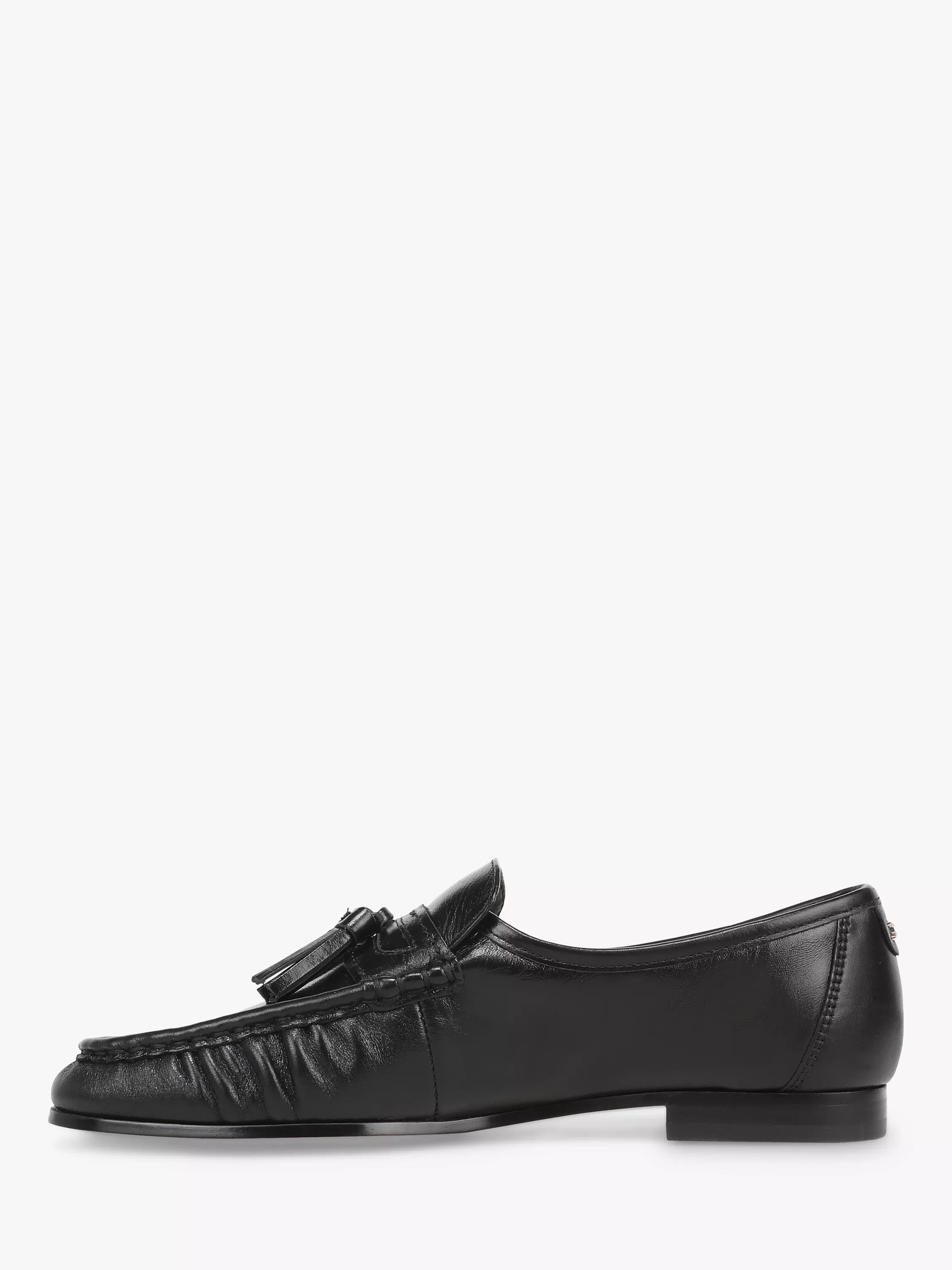 Lana Leather Tassel Loafers, Black | John Lewis (UK)