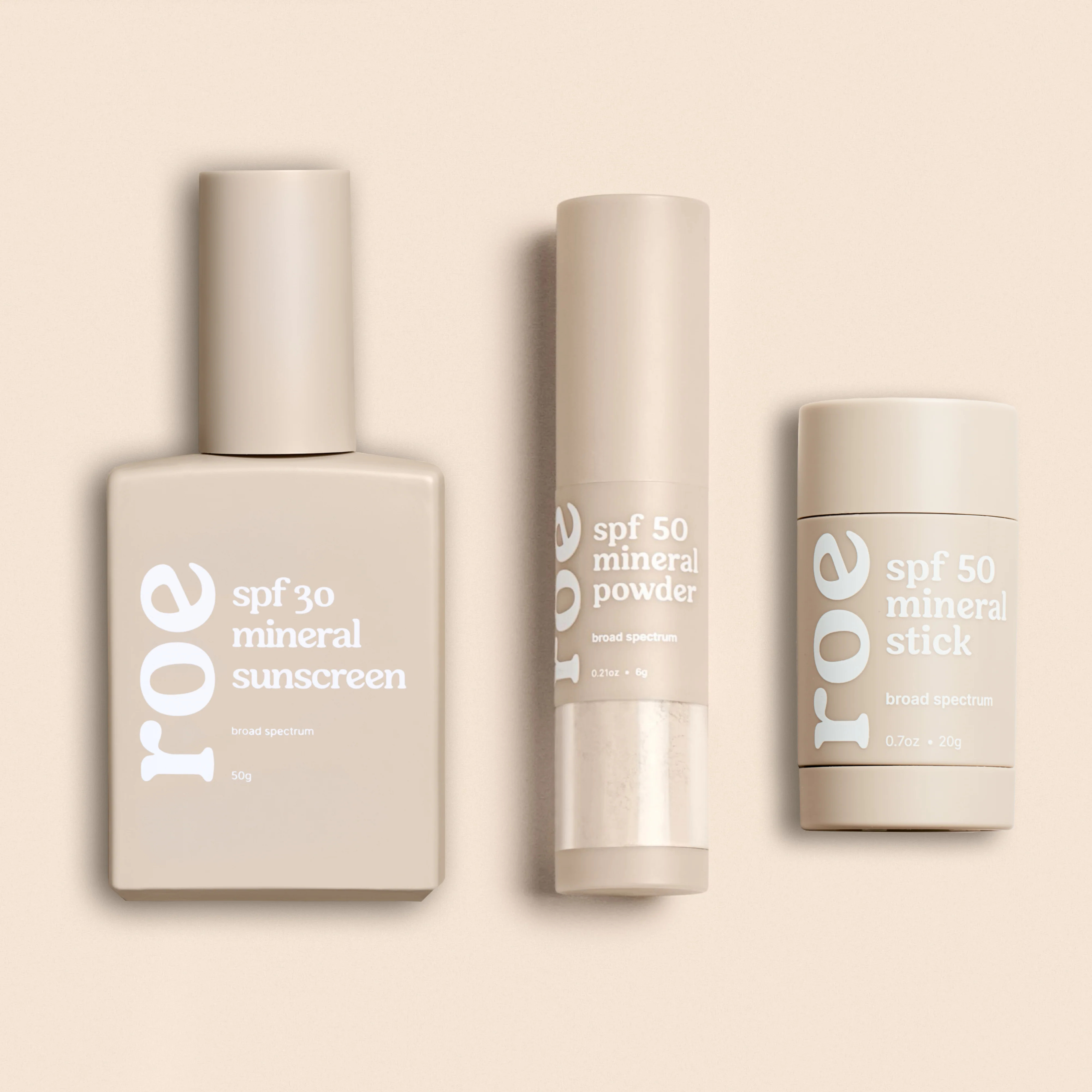 Suncare Trio | roe Wellness