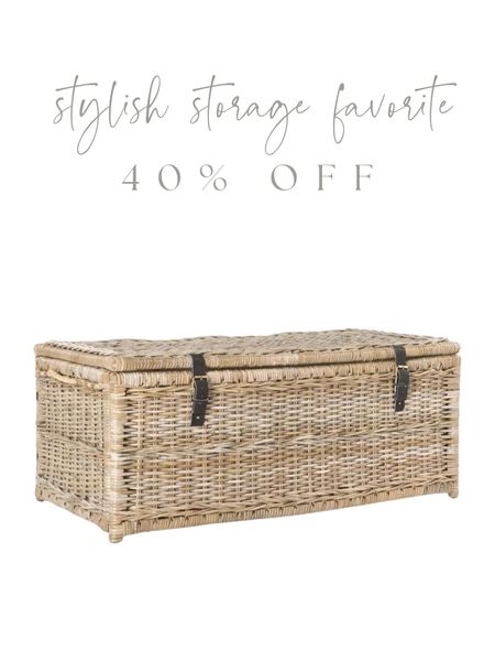 LOVE this!! Adds texture + character + storage. Use under a window, at end of a bed, or put 2 back to back for a creative coffee table set up 

#LTKSeasonal #LTKHome #LTKSaleAlert