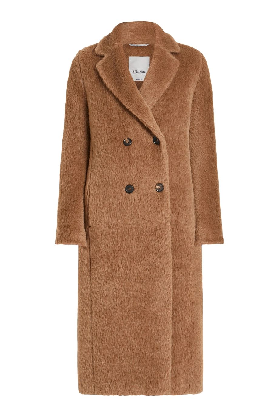 S max mara - alpaca wool and cashmere coat | Harvey Nichols (Global)