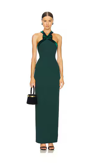 SAU LEE Eloise Gown in Green. - size 2 | Revolve Clothing (Global)