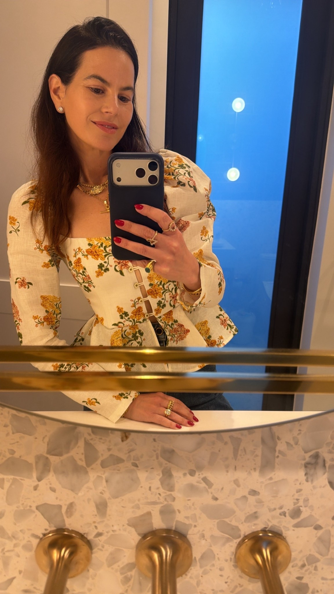 Spring outfit for dinner with friends at our house for Shabbat! I linked looks for less as well. 

Women’s fashion, spring fashion, doing style, spring outfits, spring outfit inspo, spring ootd, spring outfit ideas, mom fashion, mom style, mom outfit inspo, luxury fashion, designer fashion, spring top, denim, jeans, straight leg jeans, floral blouse 




#LTKSeasonal #LTKOver40 #LTKootd