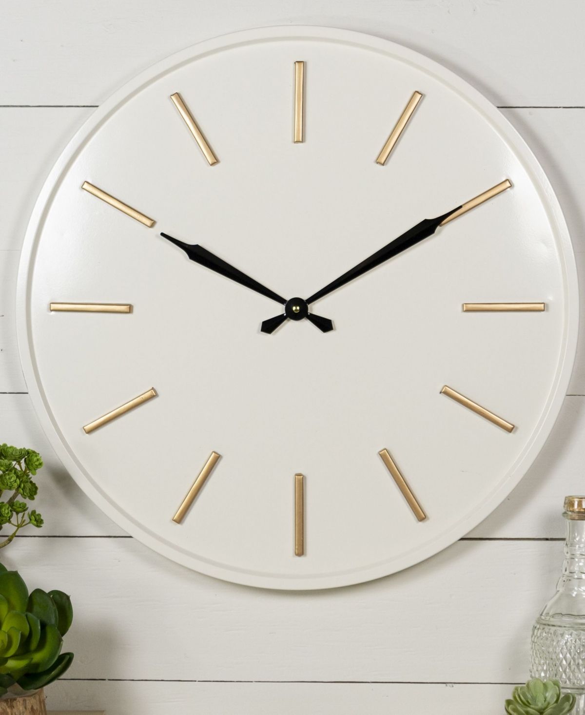 Vip Home & Garden Gold, and Metal Wall Clock | Macys (US)