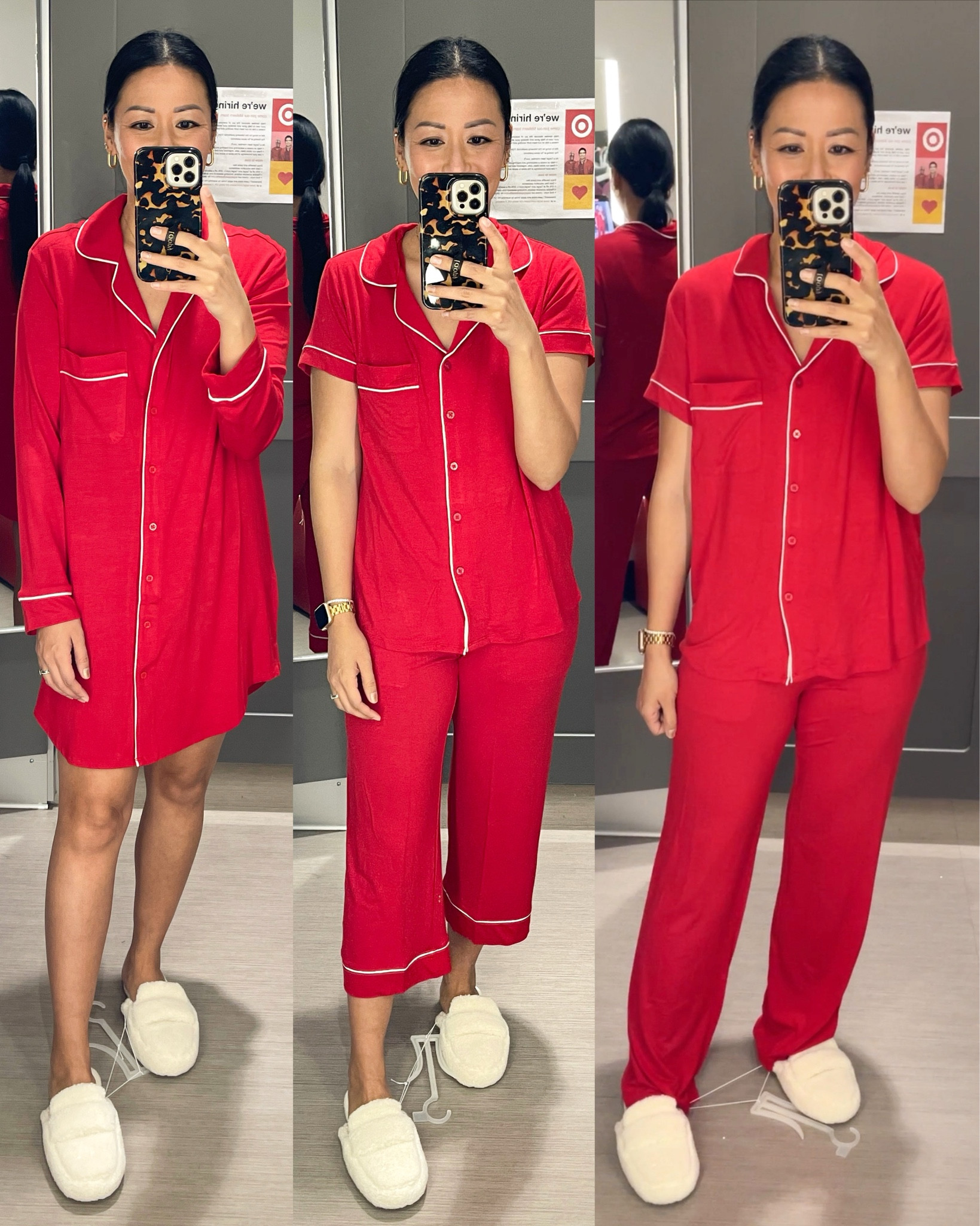 Size XS nightgown
Size small pj set
Size small pj pants
Slippers are true to size

Pajamas


#LTKFindsUnder50 #LTKSaleAlert #LTKSeasonal