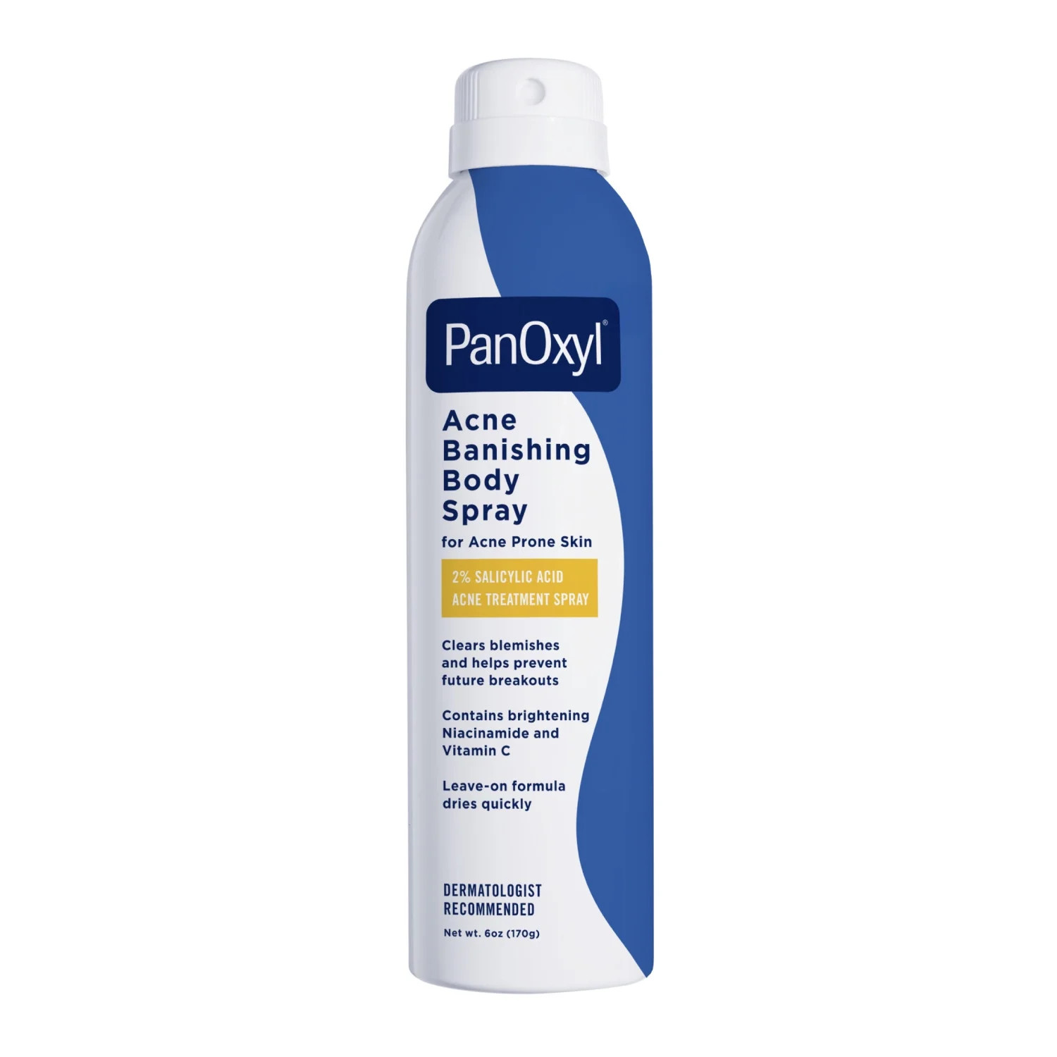 PanOxyl Acne Banishing Body Spray with 2% Salicylic Acid, 6 Oz | Walmart (US)