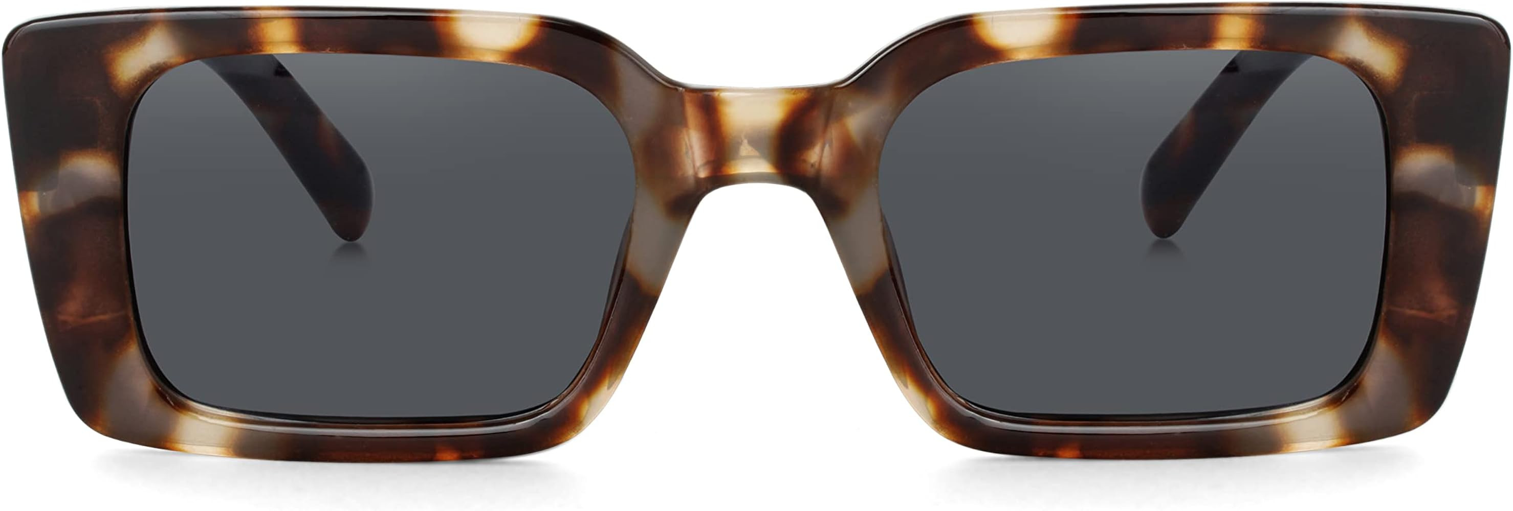 Onrtry Rectangle Sunglasses for Women Men Vintage Fashion Sun Glasses | Amazon (US)