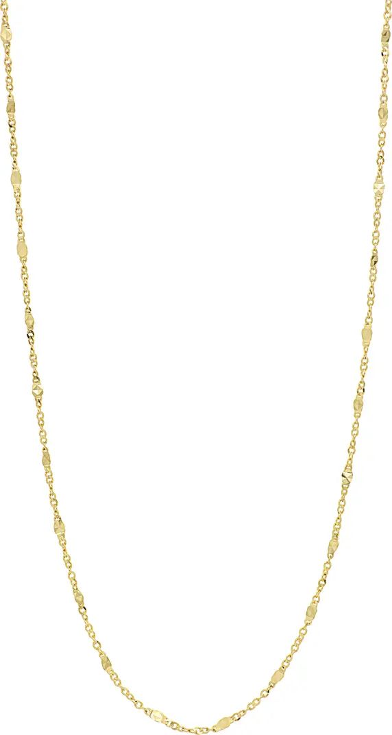 14K Gold Station Chain Necklace | Nordstrom