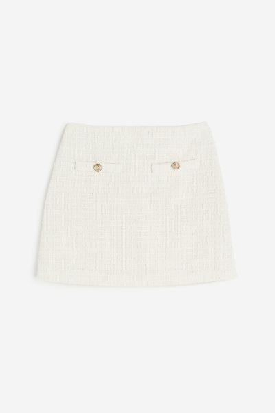 Bouclé Mini Skirt | H&M (US + CA)