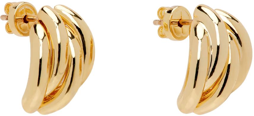 Gold Knot Earrings | SSENSE