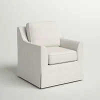 Barbel Upholstered Swivel Armchair | Wayfair North America