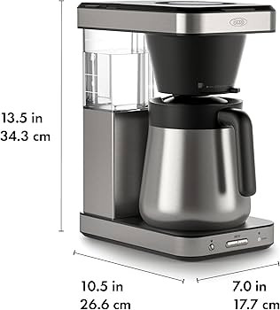 OXO Brew 8 Cup Coffee Maker, Stainless Steel,Black | Amazon (US)