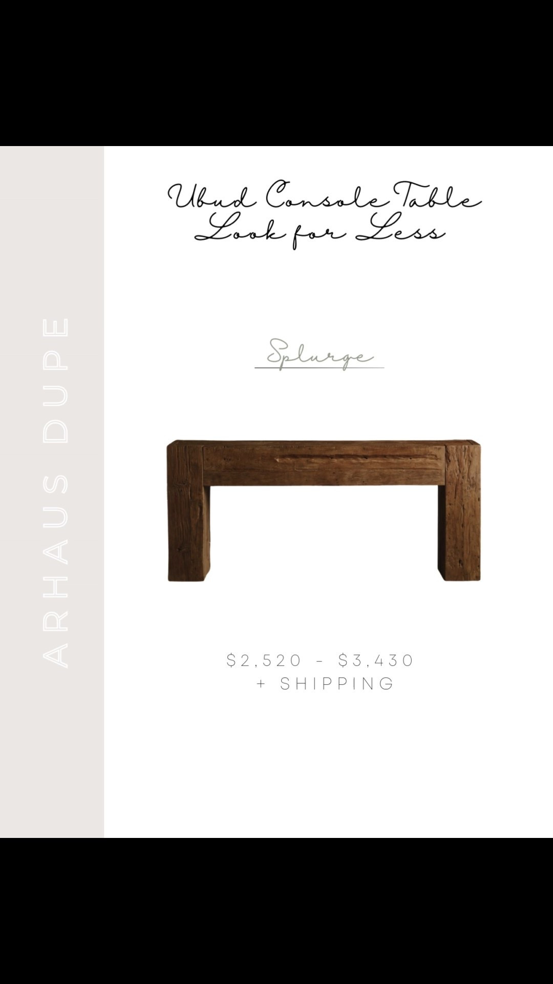Arhaus ubud dupe, arhaud ubud console table dupe, arhaus lookalike, arhaus look for less, live edge wood console table, console table, sofa table, wooden console table, arhaus ubud console diy, arhaus ubud console styling, arhaus console table, arhaus inspired, console table look, console table styling, console table decor, console table design, console table behind couch, console table behind sofa, console table ideas, console table diy, wood console table entryway, entryway console table, entryway console table decorating, entryway console table ideas, entryway console table decor, entryway console styling




#LTKSaleAlert #LTKStyleTip #LTKHome