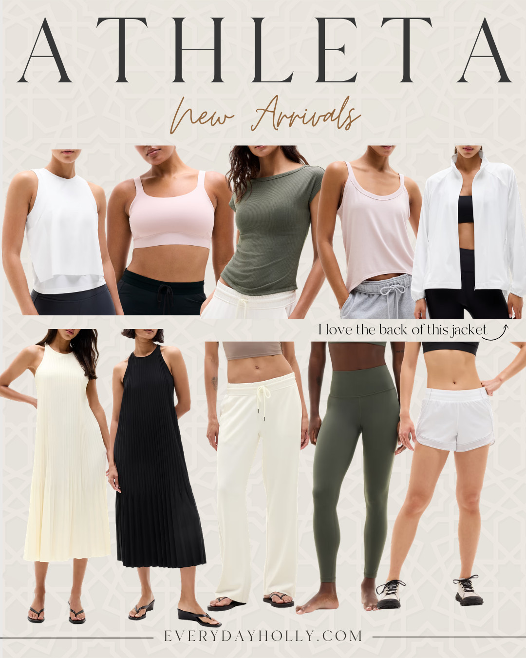 Athleta just added so many good summer basics. From lightweight layers to comfortable activewear pieces, these are the types of pieces that make getting dressed easy when you want something comfortable but still pulled together.

Athleta new arrivals, Summer activewear, Athleisure outfits, Lightweight layers, Workout clothes, Everyday basics, Travel outfits, Comfortable clothing, Summer wardrobe, EverydayHolly 

 #LTKootd #LTKSeasonal #LTKActive