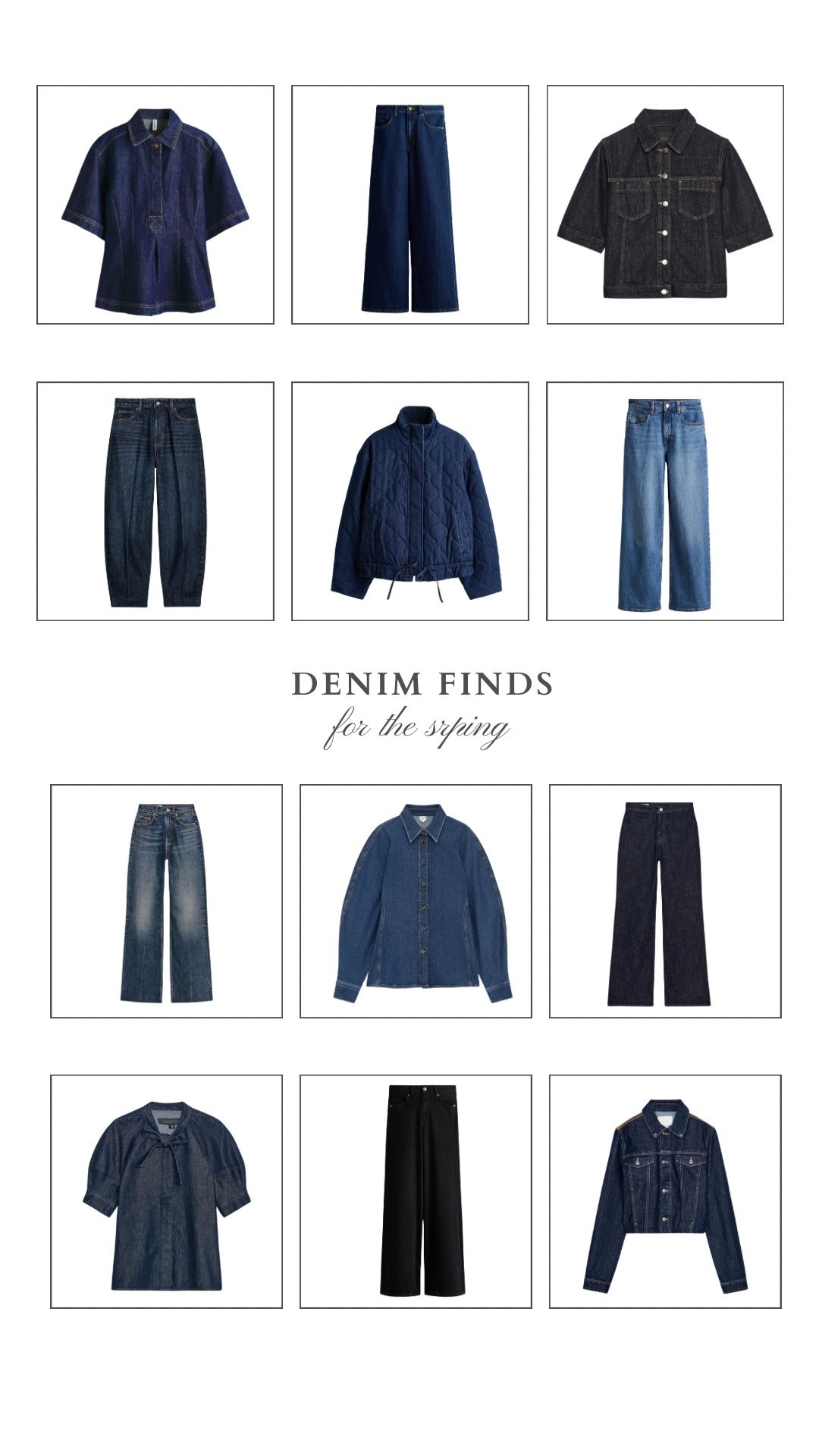 Denim finds for the spring! 

#LTKeurope #LTKspring #LTKjeans