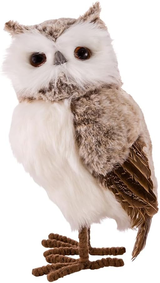 Kurt S. Adler 13.5-Inch Gray and Brown Owl Ornament | Amazon (US)