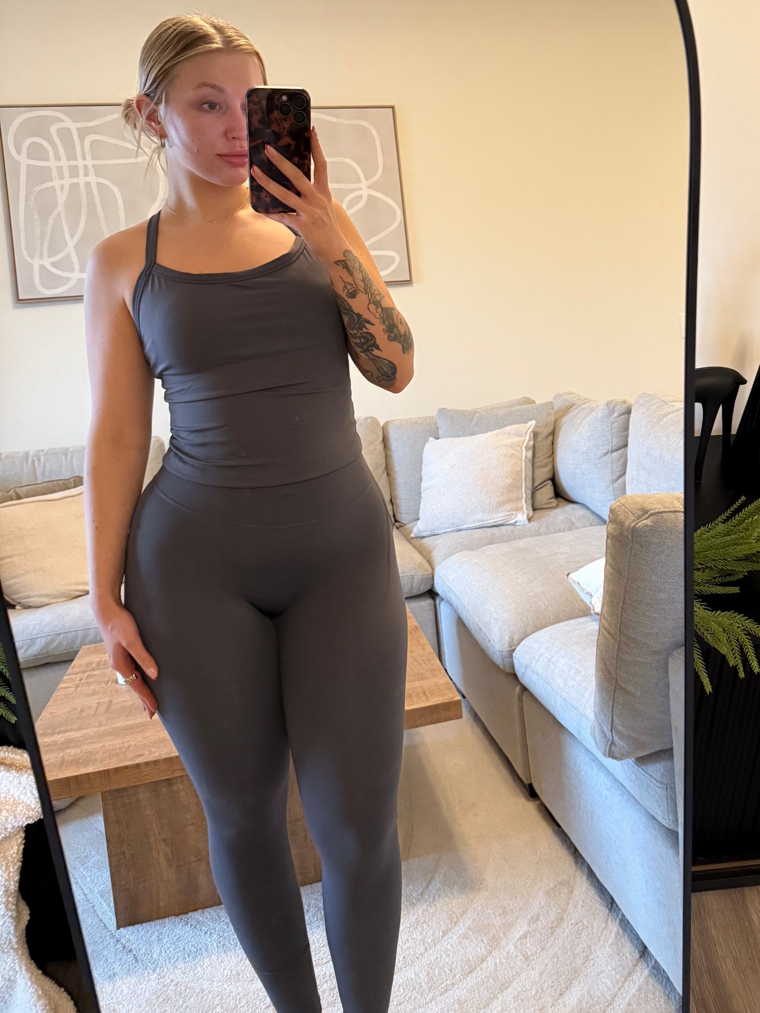 The material is so stretchy and breathable!! Fave workout brand! I’m wearing size L. 

#LTKFindsUnder50 #LTKootd
