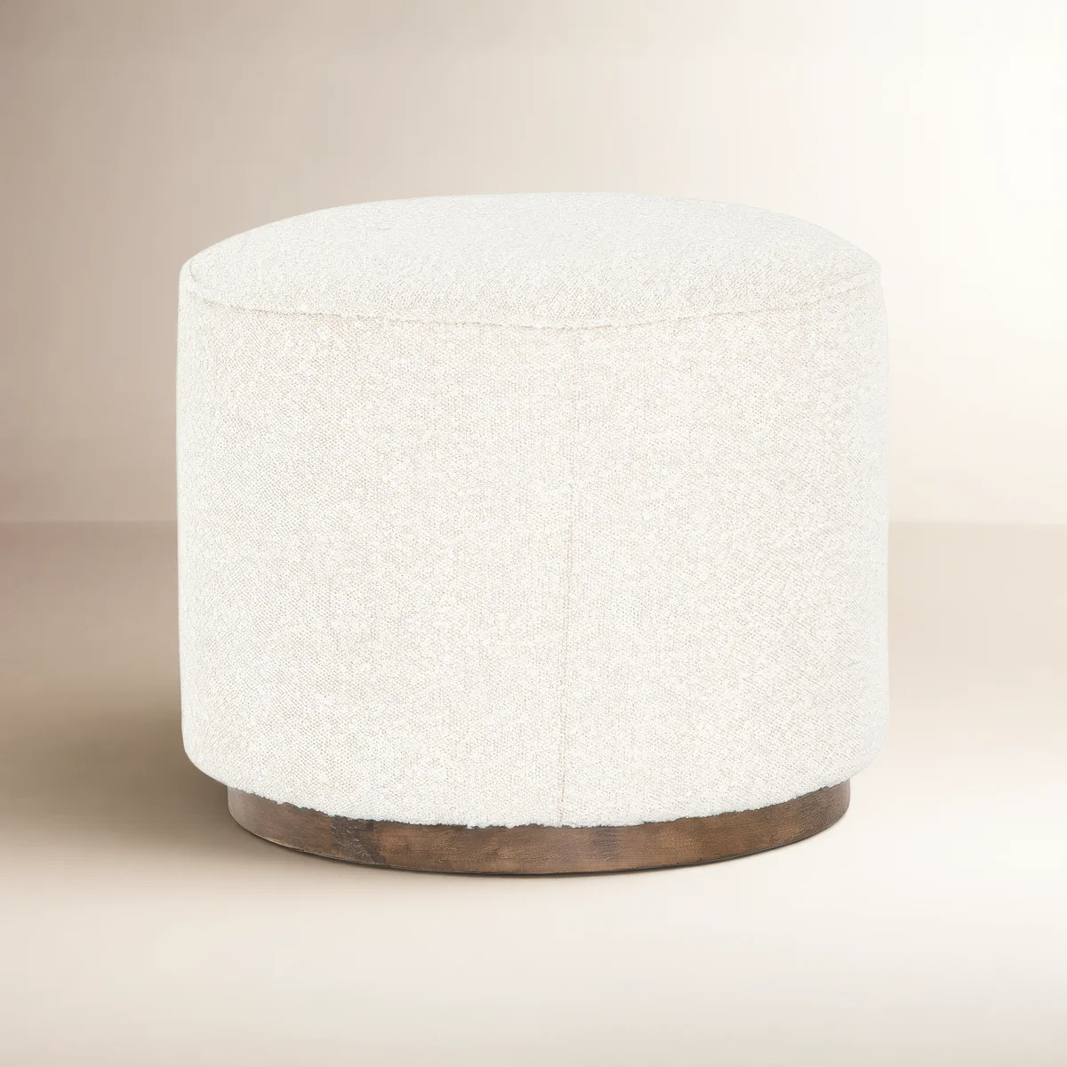 Acker 22" Wide Round Standard Ottoman | Wayfair North America