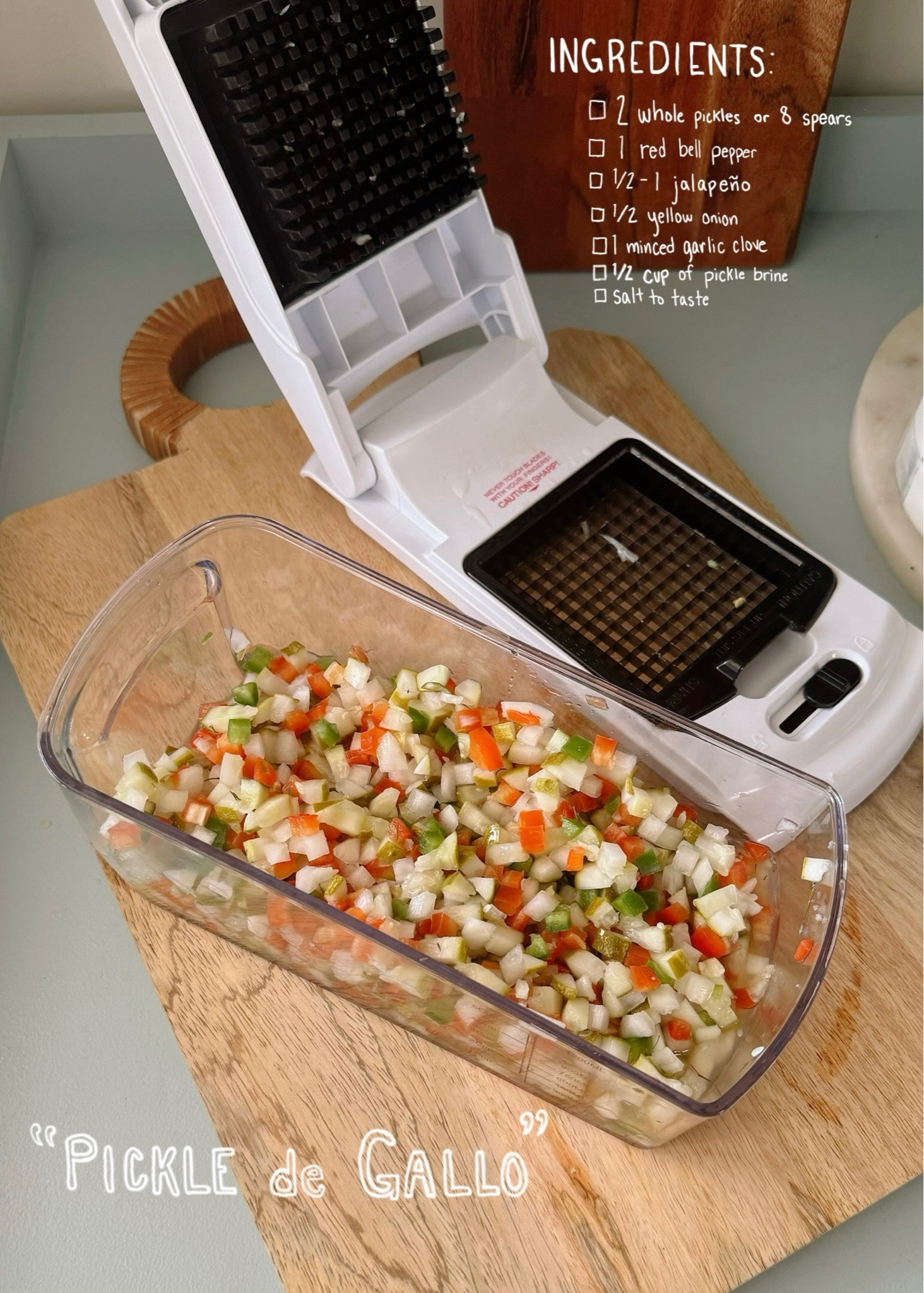 Summer recipes!

Pickle recipes, cooking gadgets, kitchen gadgets, amazon cooking gadgets, amazon kitchen gadgets, pickle dip, pickle chip dip, summer hosting, summer snacks, snack ideas, snack inspo, cooking, summer hosting, summer recipes

#LTKSeasonal #LTKParties #LTKHome