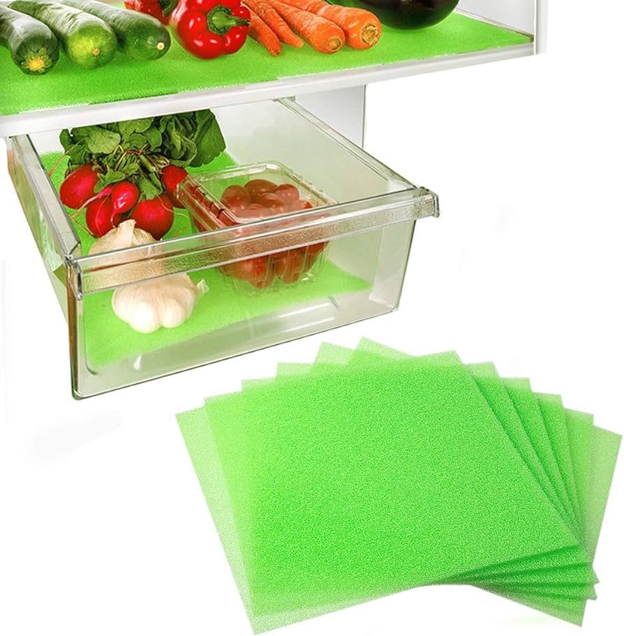 Dualplex® Fruit & Veggie Life Extender Liner | Fridge Drawer Liners Washable | Refrigerator Line... | Amazon (US)