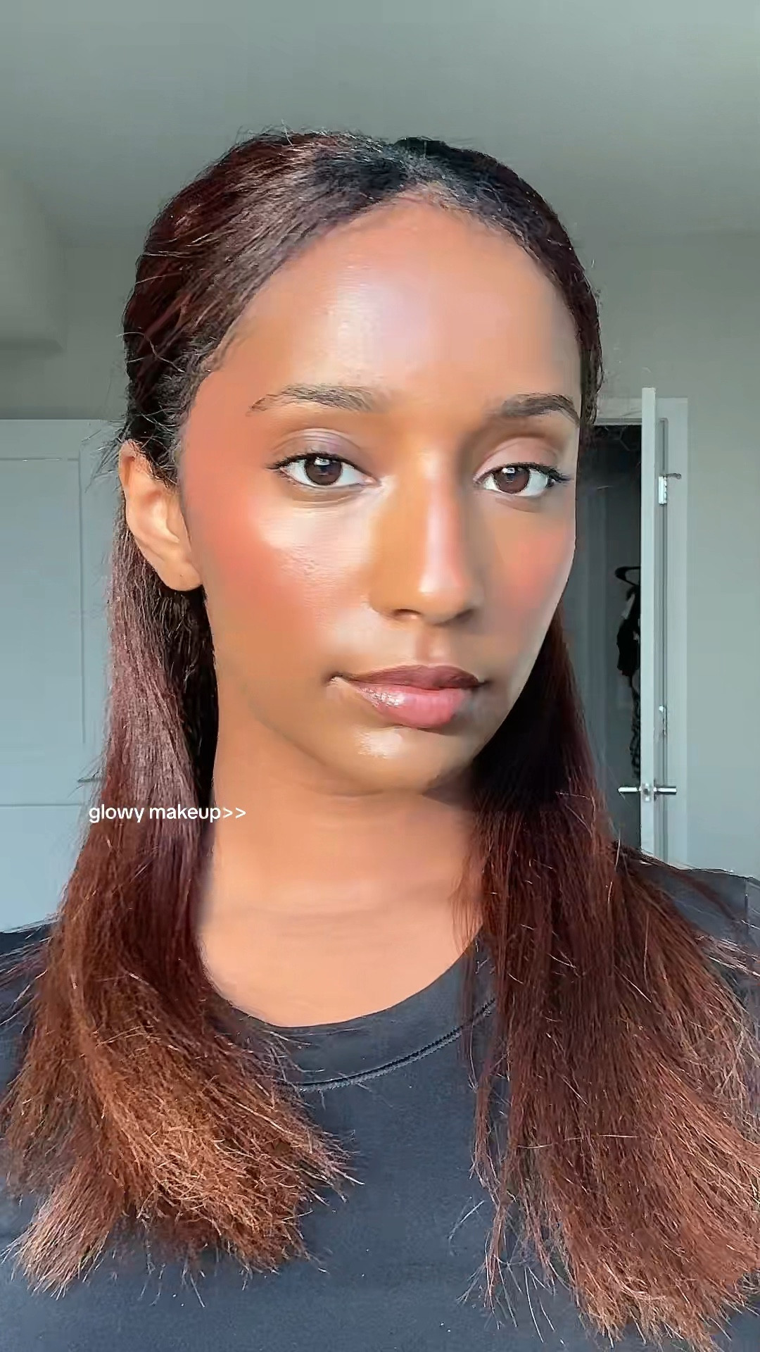 glowy makeup routine #makeupp