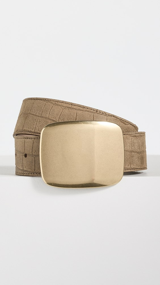 Leighton Croco Suede Belt | Shopbop