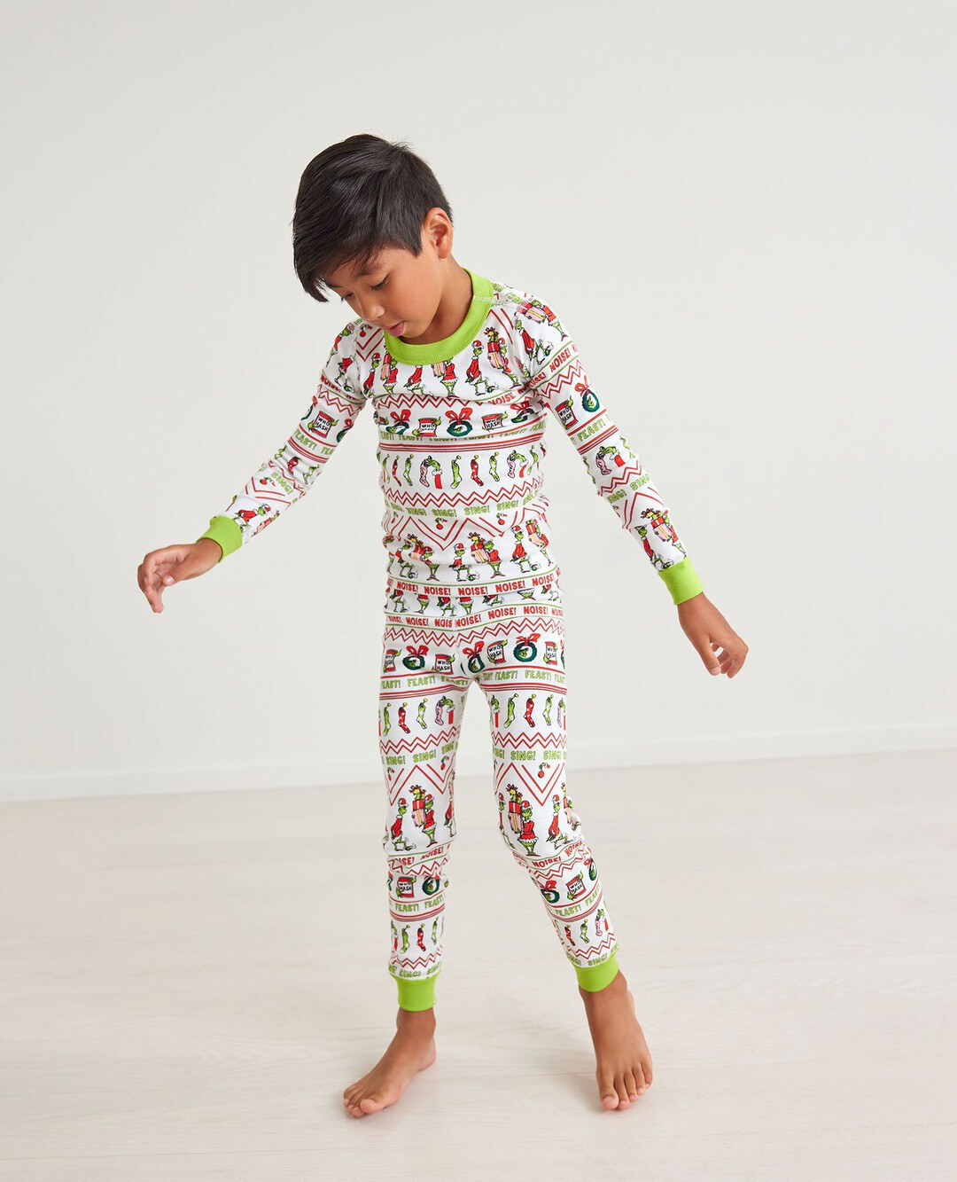 Dr. Seuss Grinch Long John Pajama Set | Hanna Andersson