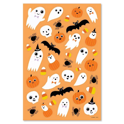 40ct Halloween Dimensional Stickers for Kids' Googly Ghosts | Target