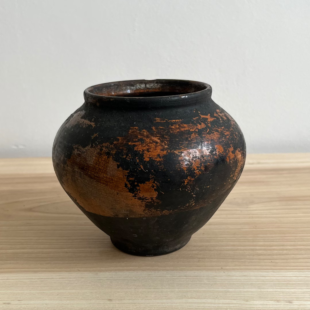 Ancient Clay Pot Antique Clay Vessel Rustic Ceramic Bowl - Etsy | Etsy (US)