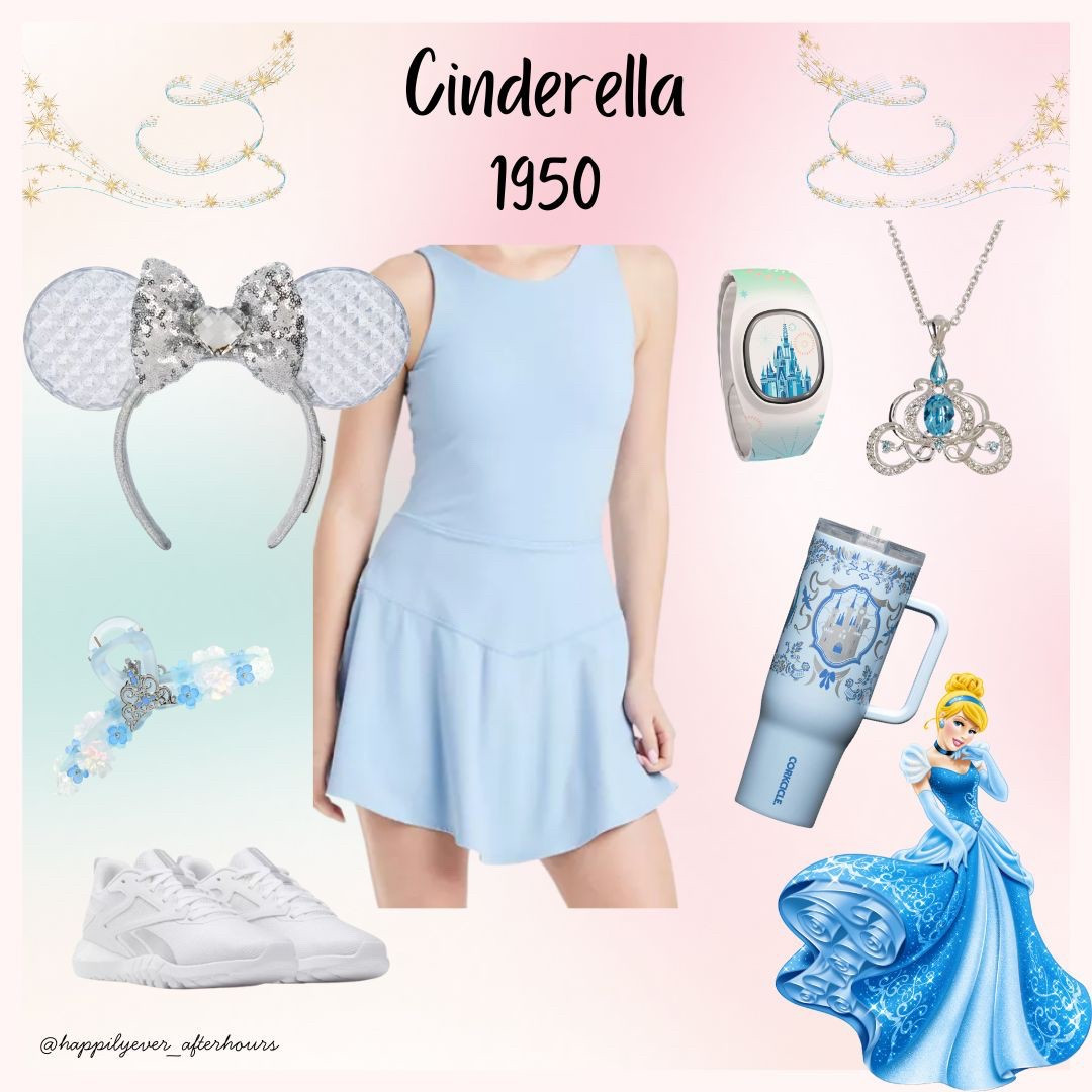 Cinderella athletic outfit! 🤍✨

#LTKFindsUnder50 #LTKActive #LTKTravel