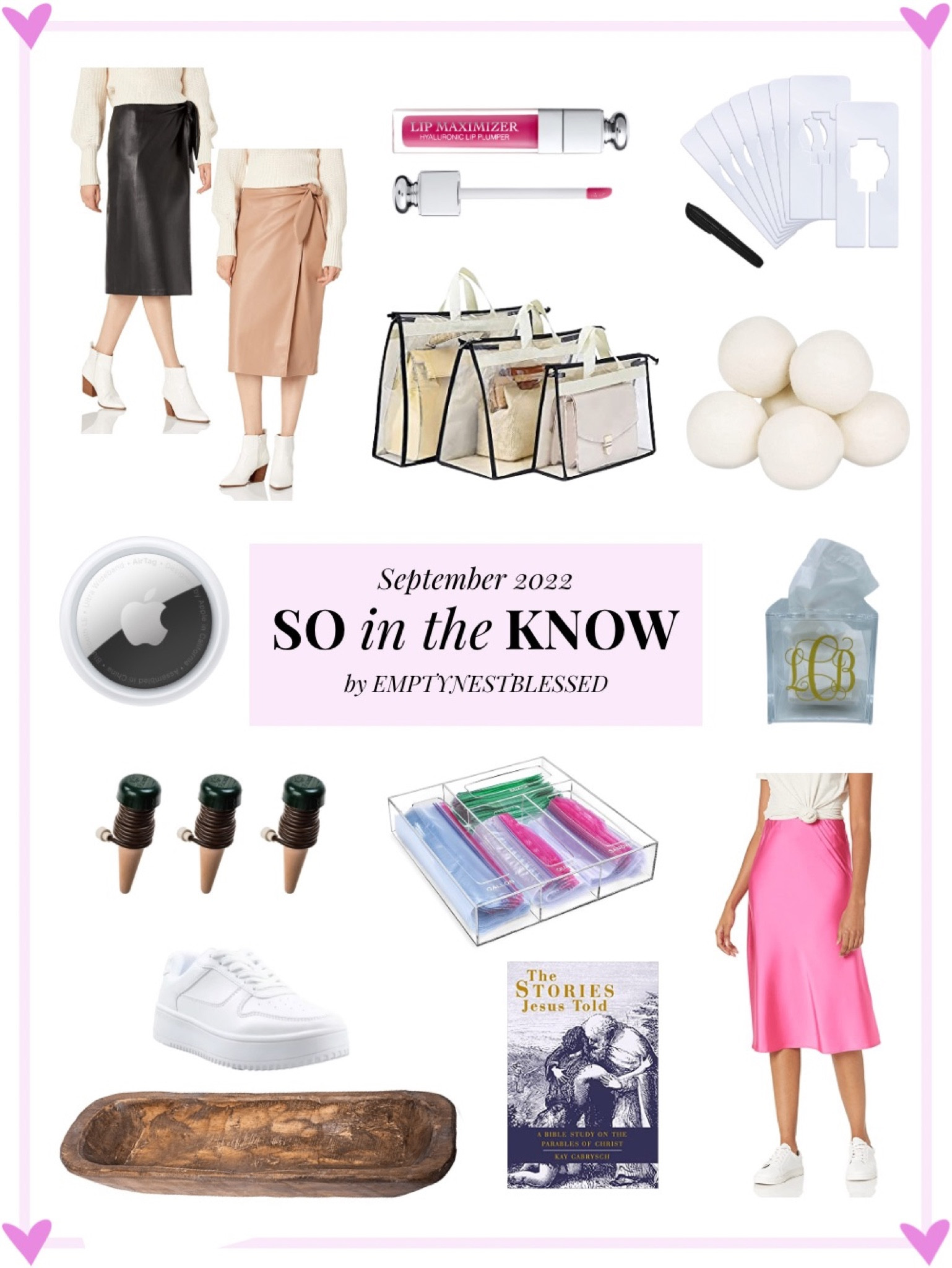 Faux leather skirt, slip
Skirt, fall decor, kitchen organizer l, closet organizer, dryer balls, closet organizing

Here’s a fun collection of my favorite finds of the month! Head to emptynestblessed.com to learn more!

#LTKSeasonal #LTKunder100 #LTKhome