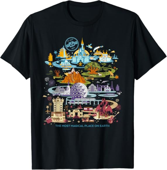 Disney Walt Disney World 50th Anniversary T-Shirt | Amazon (US)