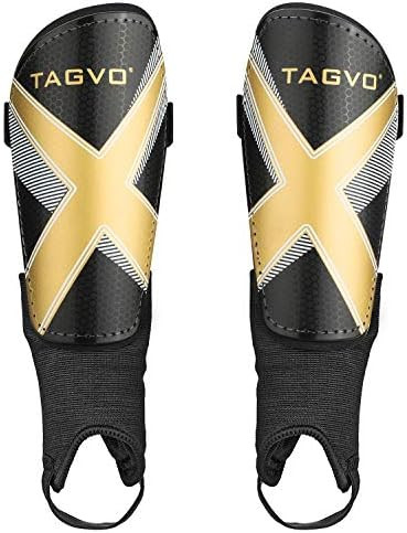 TAGVO Soccer Shin Guards, Kids Soccer Equipment with Ankle Sleeves Protection, Youth Sizes Child Soc | Amazon (US)