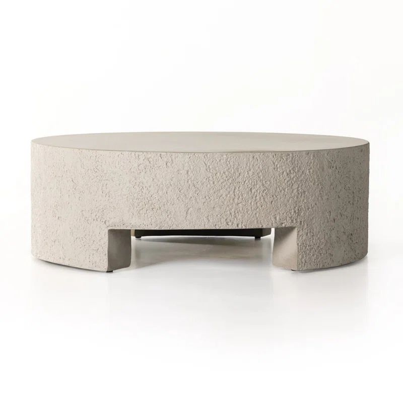 Hobart Stone/Concrete Coffee Table | Wayfair North America