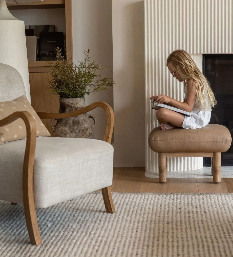 Siena Leather Stool | Le Maé