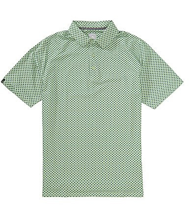 Callaway Trademark Chevron Print Short Sleeve Polo Shirt - 2XL | Dillard's