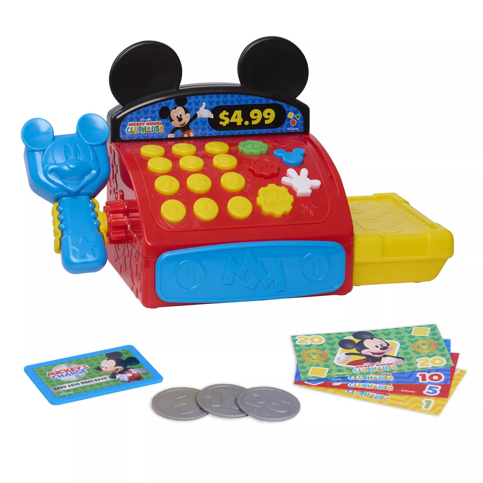 Disney's Mickey Mouse Clubhouse Cash Register with Interactive Sounds & Accessories, Multi | Kohl's