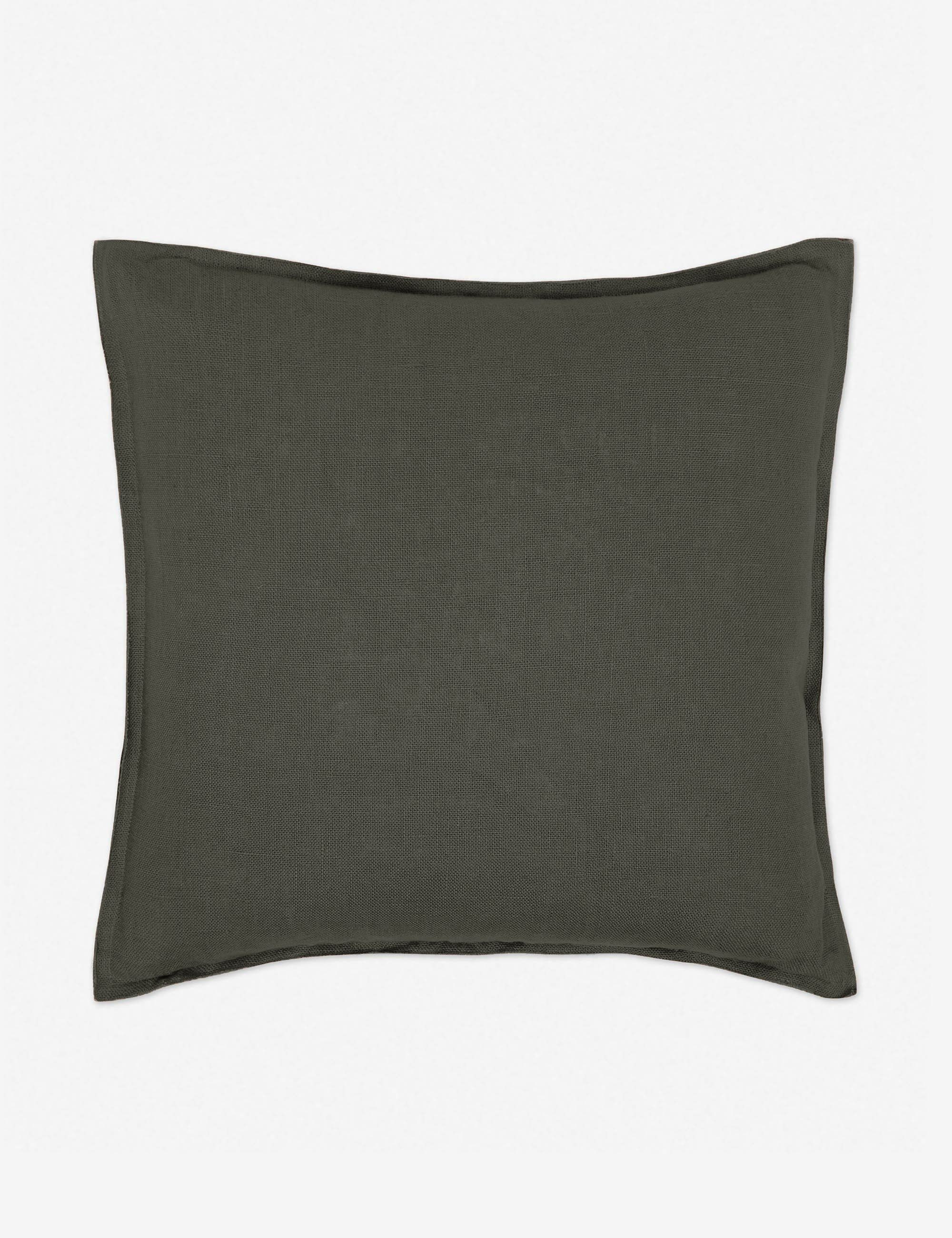 Arlo Linen Pillow, Conifer | Lulu and Georgia 
