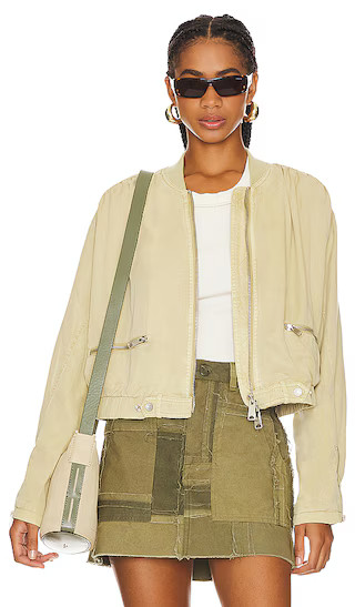 Knock Out Siren Bomber in Tidal Foam | Revolve Clothing (Global)