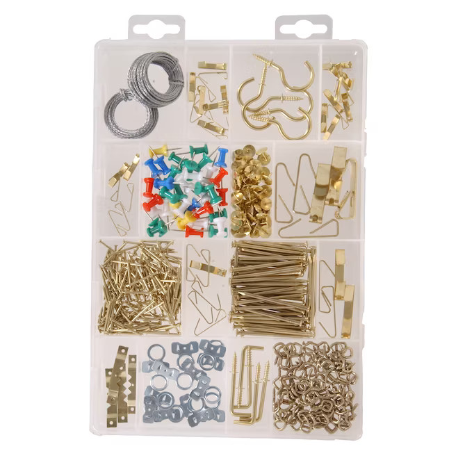 Hillman 70lb Picture Hanging Assortment Kit (470 pieces) | Lowe's