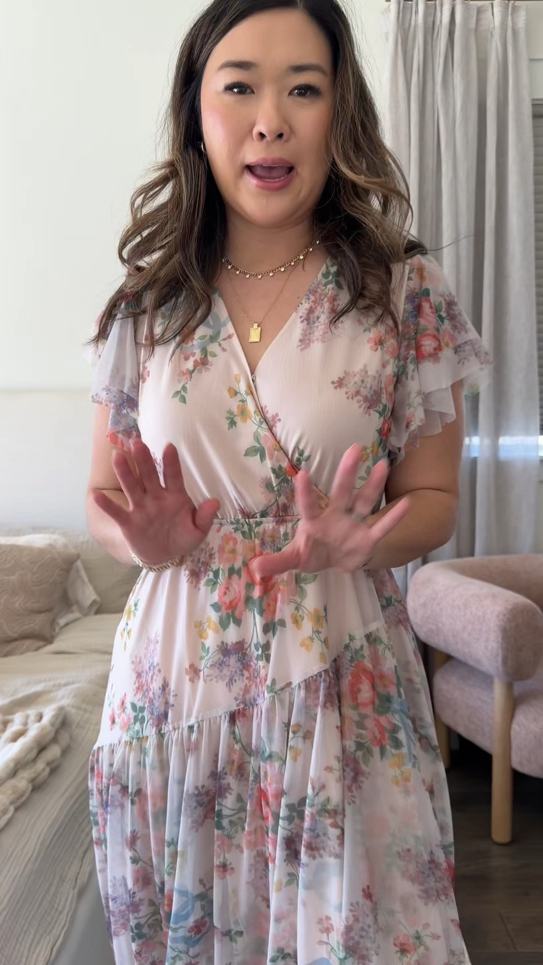 Amazon floral dress // summer Easter dress 

Wearing a medium 

#LTKootd #LTKPetite