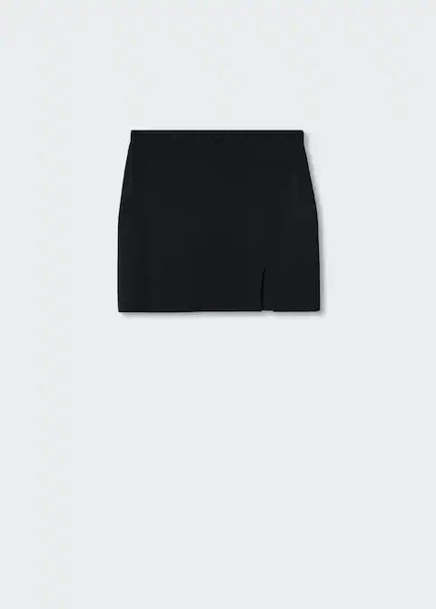 Cotton tweed  miniskirt -  Women | Mango United Kingdom | MANGO (UK)