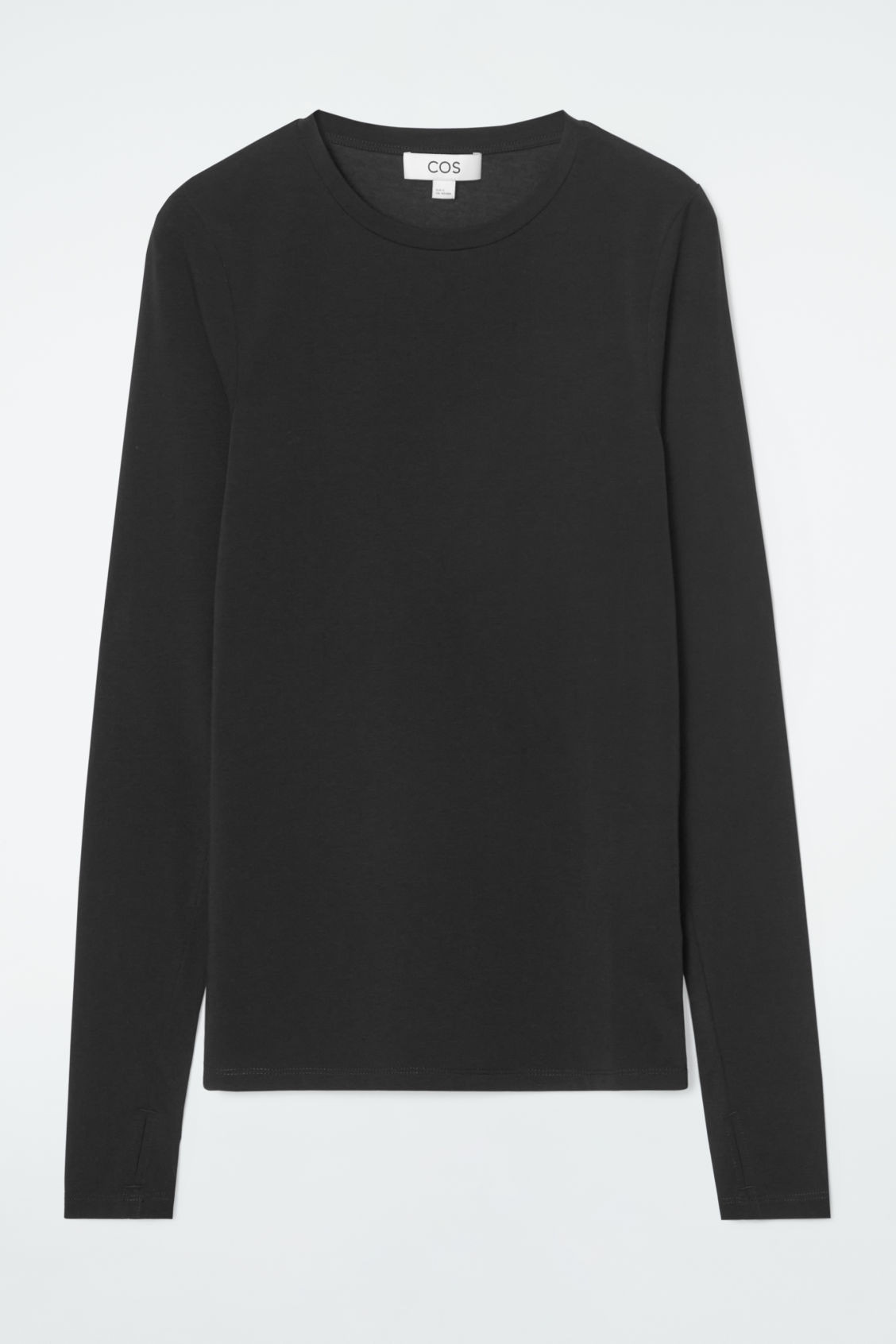 SLIM LIGHTWEIGHT LONG-SLEEVED TOP | COS (US)