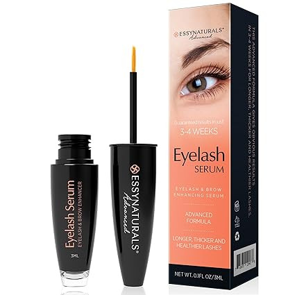 Essynaturals Premium Eyelash Growth Serum for Longer, Fuller, Thicker Lashes | Amazon (US)