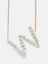 Asymmetrical Large Initial Necklace | BaubleBar (US)