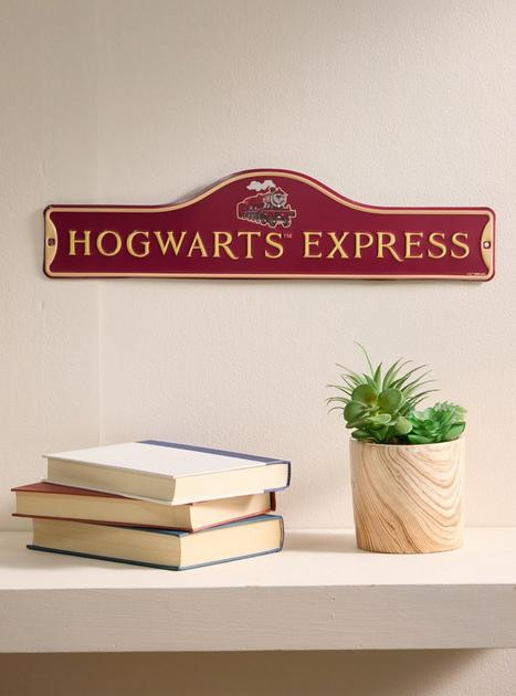 Harry Potter Hogwarts Express Metal Wall Sign - BoxLunch Exclusive | BoxLunch | BoxLunch