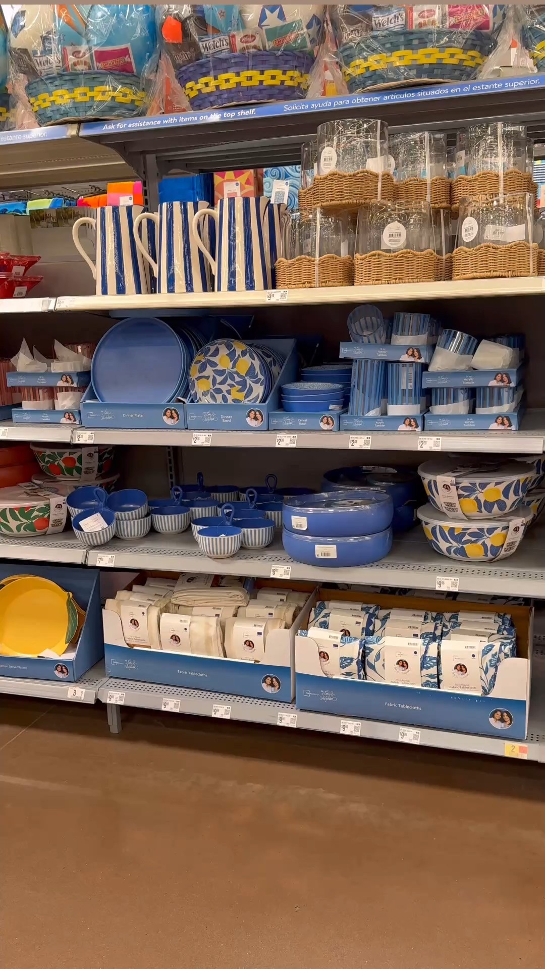 Coastal grandma decor at Walmart 