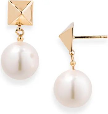 Rockstud Imitation Pearl Drop Earrings | Nordstrom