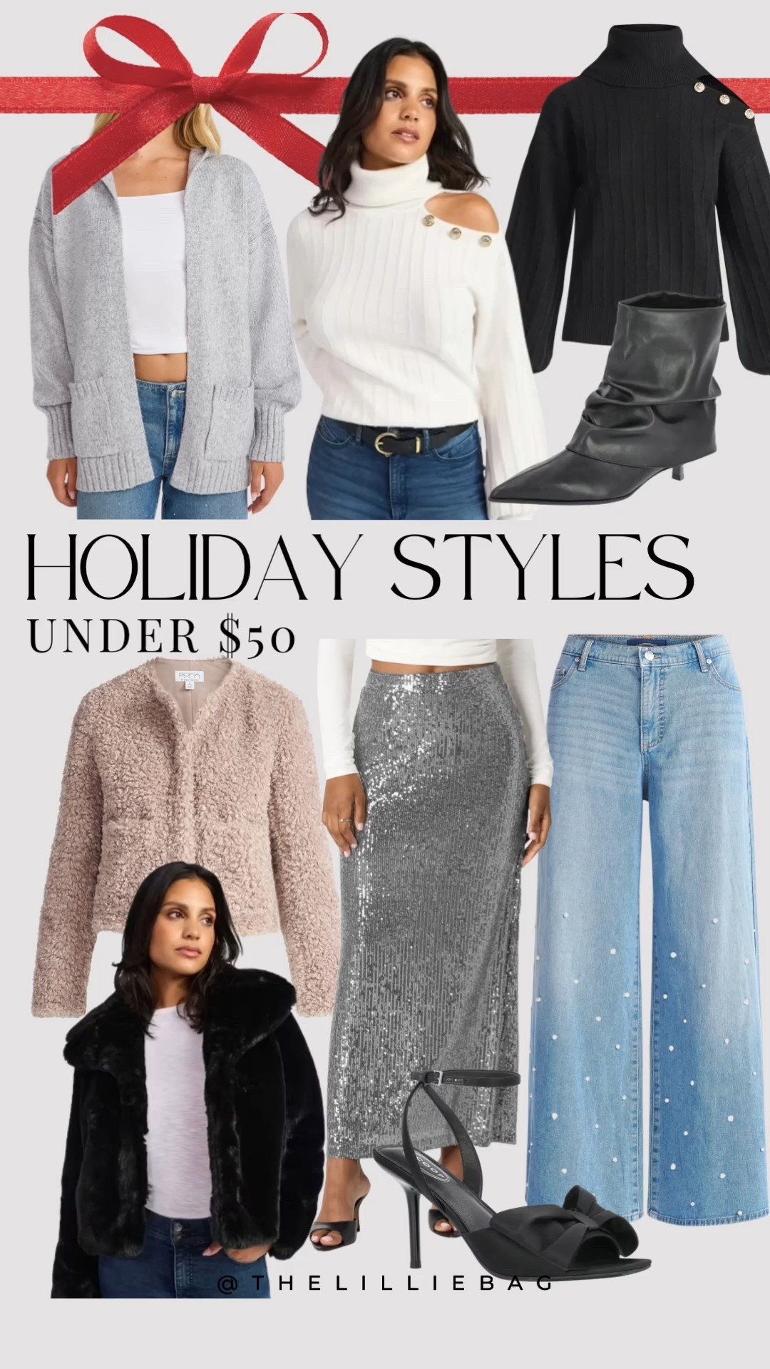 Holiday party styles under $50! From cozy looks to festive party favorites. 

Holiday party. Sequin. Christmas outfit. Christmas party. 

#LTKSeasonal #LTKHoliday #LTKFindsUnder50
