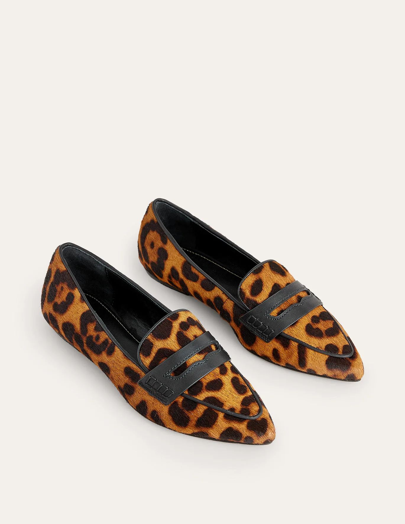 Pointed Loafers - Classic Leopard | Boden (UK & IE)