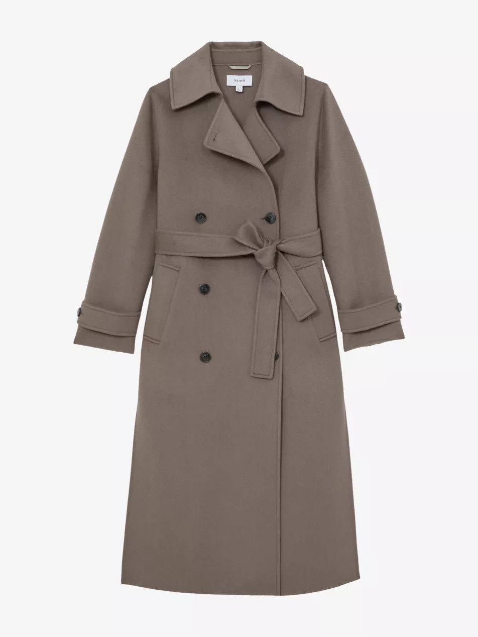 Luna Double-Breasted Wool-Blend Coat | Selfridges